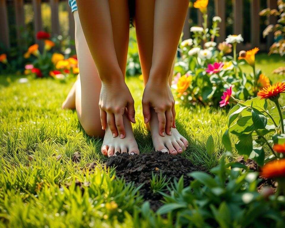 Gardening Barefoot