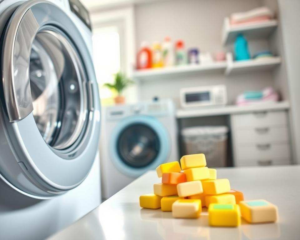 machine washer and cleaning tablet